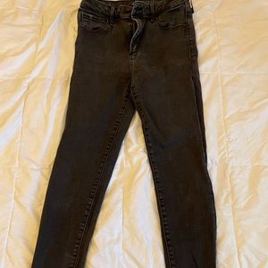 Black Abercrombie & Fitch High Rise Skinny Jeans